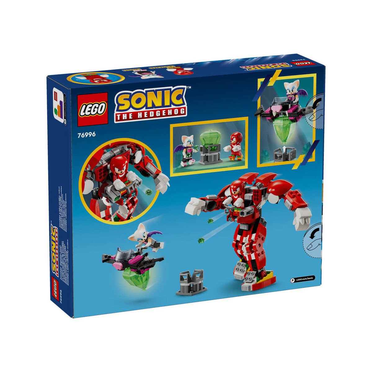 76996 LEGO® Sonic the Hedgehog™ Knuckles'ın Gardiyan Robotu 276 parça +8 yaş