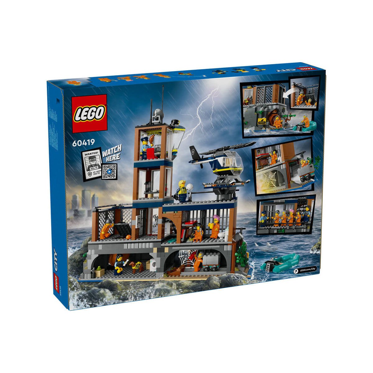60419 Lego City Polis Hapishane Adası 980 parça +7 yaş