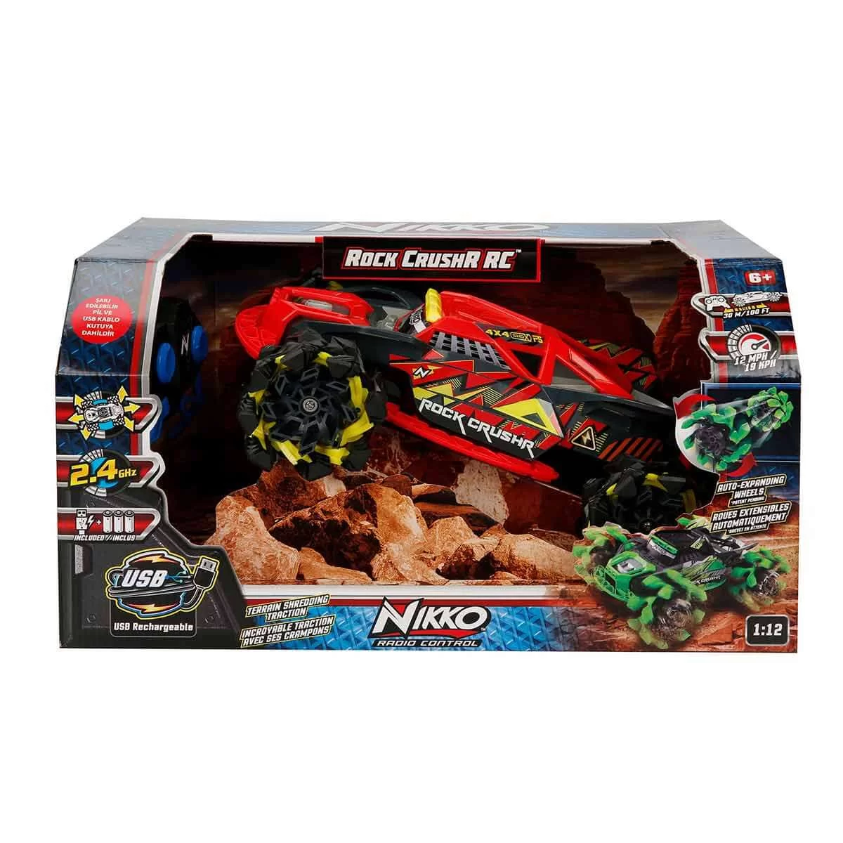 1:12 Nikko Rock CrushR RC Uzaktan Kumandalı Araba