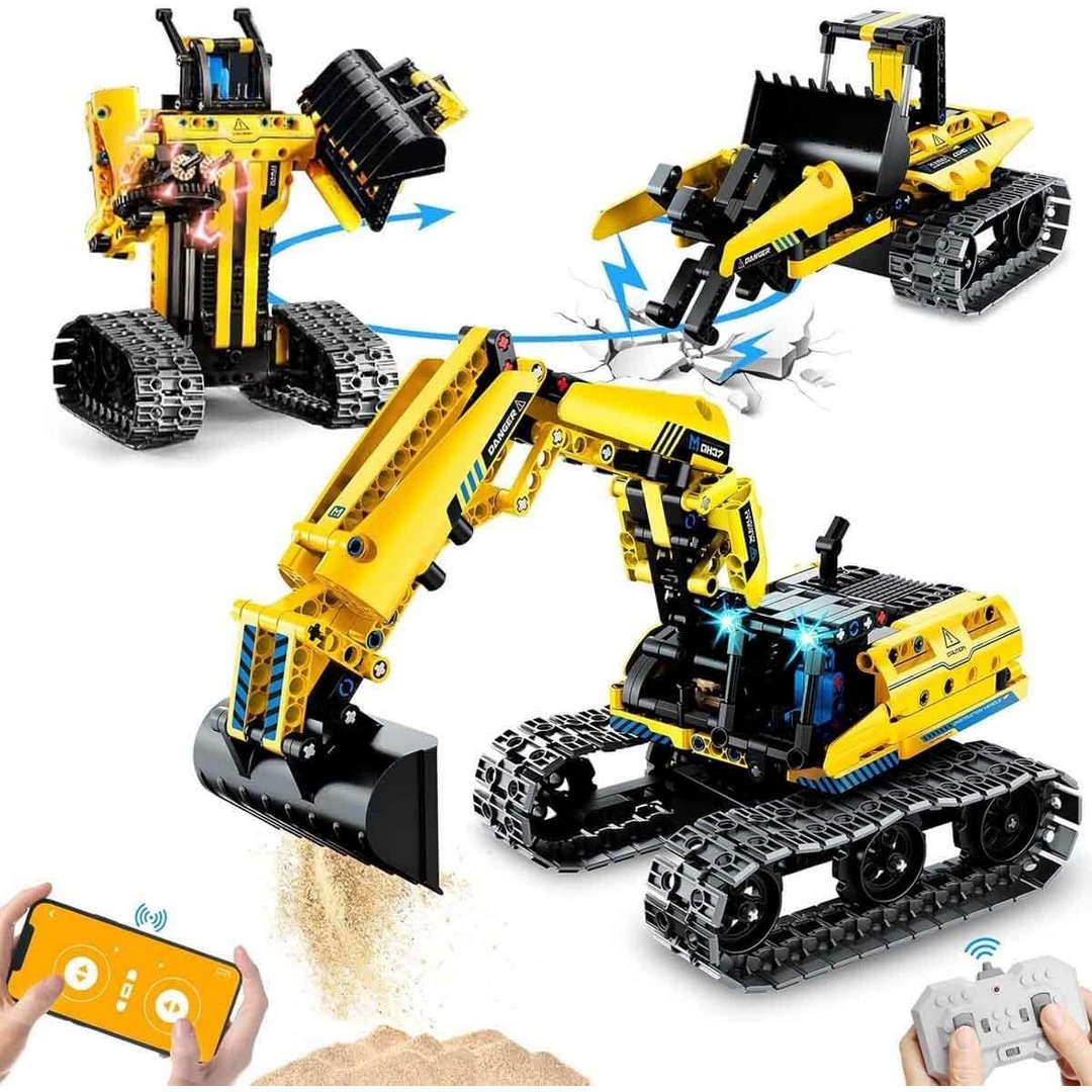 3in1 iM. Master Uzaktan Kumandalı Ekskavatör & Robot 430 Parça