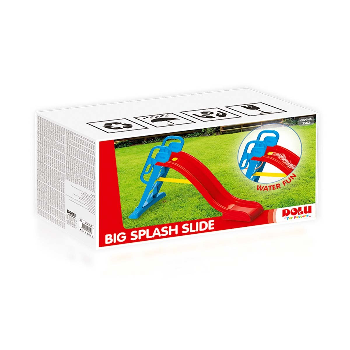 Dolu 2'si 1 Arada Büyük Su Kaydırağı