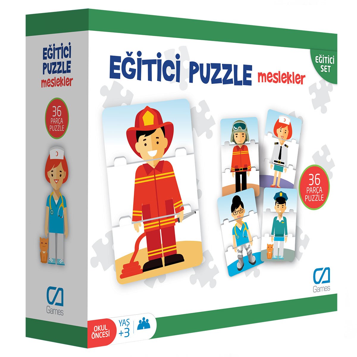 Eğitici Puzzle Meslekler Eğitici Set