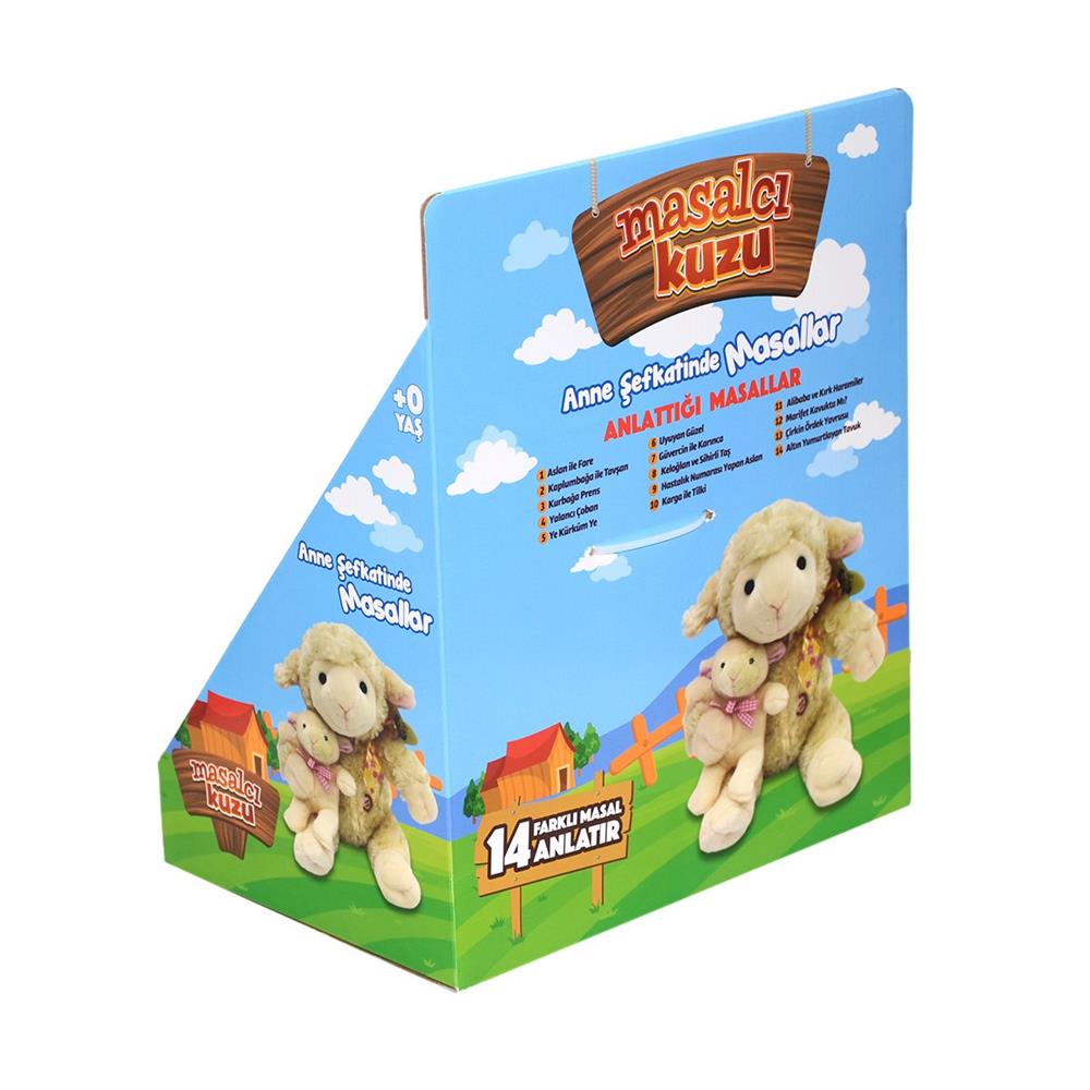 M-1117526-12 YAVRULU MASAL ANLATAN KUZU PELUŞ -BRL