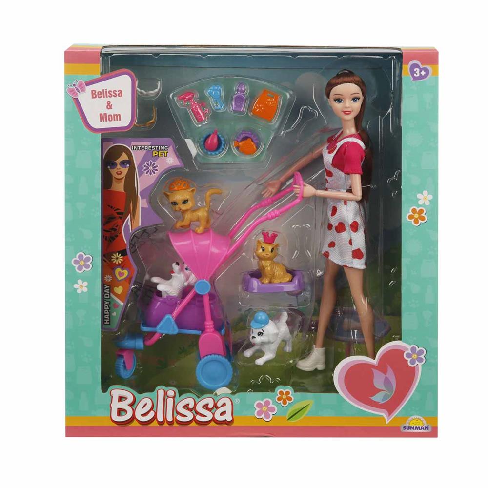 Belissa'nın Annesi ve Sevimli Dostlar Manken Bebek