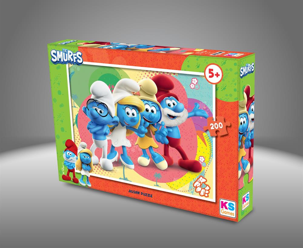 SMR 113 SMURF ŞİRİNLER 200 PRÇ PUZZLE -KS