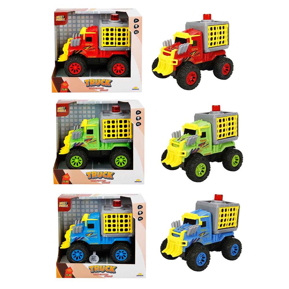 Maxx Wheels Sesli Ve Işıklı Canavar Dinozor Taşıma Kamyonu