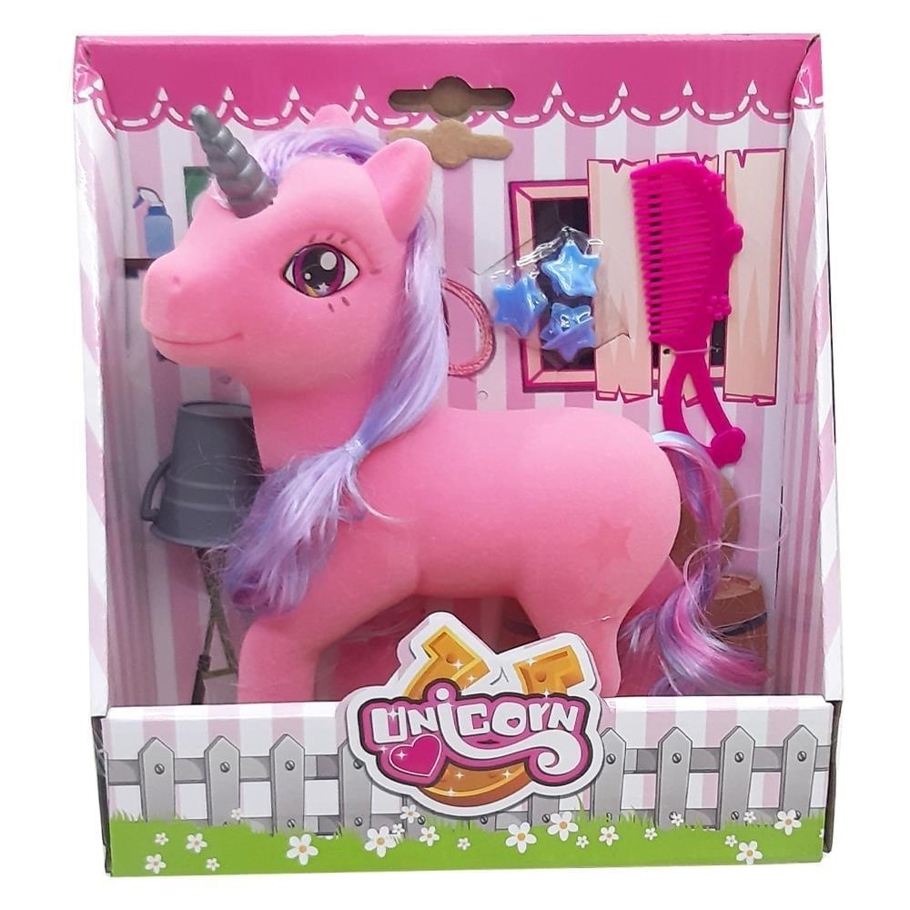 6217 BÜYÜK KADİFE UNİCORN AT -BRL