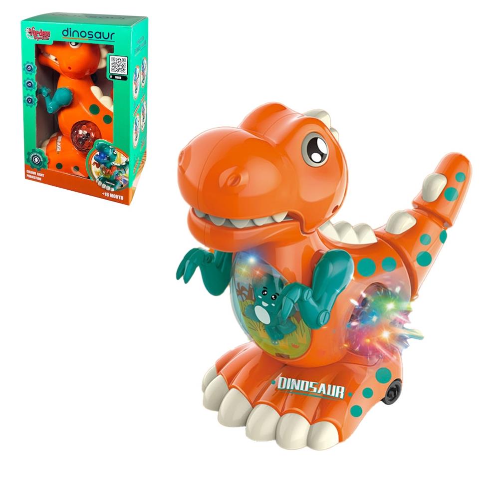 ZR158 KUT IŞIKLI MÜZİKLİ HAREKETLİ ÇARPDÖN DİNAZOR
