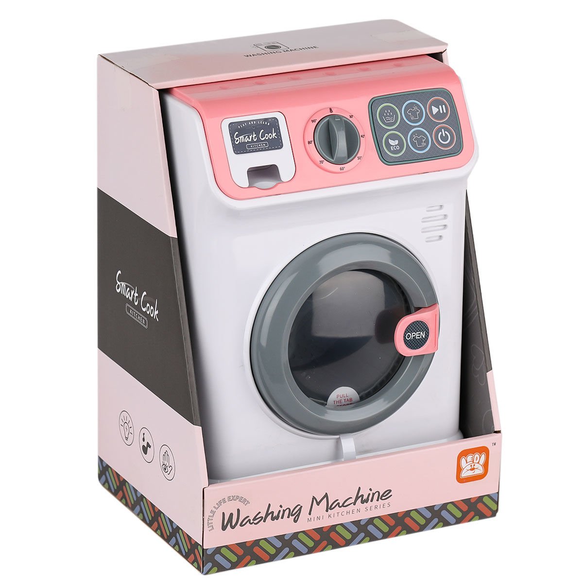 LD-885B Pilli Dokunmatik Çamaşır Makinesi Seti -Canem Oyuncak