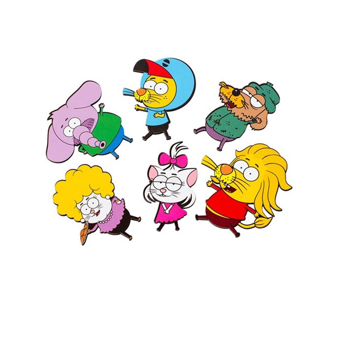 CHV-102052 KRAL ŞAKİR 6 LI AHŞAP DUVAR-KAPI SÜSÜ