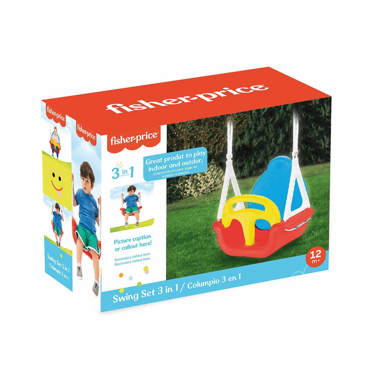 1816 FISHER-PRICE JUMBO SALINCAK KUTUDA