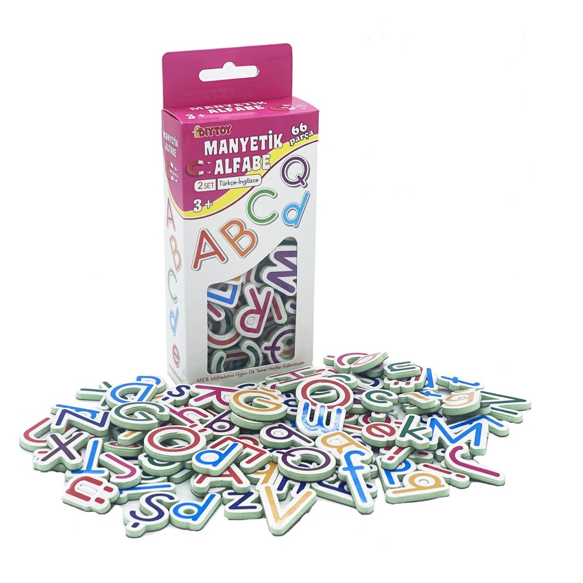 2866 MANYETİK TÜRKÇE-İNGİLİZCE ALFABE