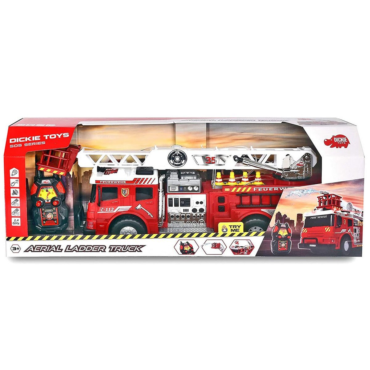 Dickie Aerial Ladder Sesli İtfaiye Aracı