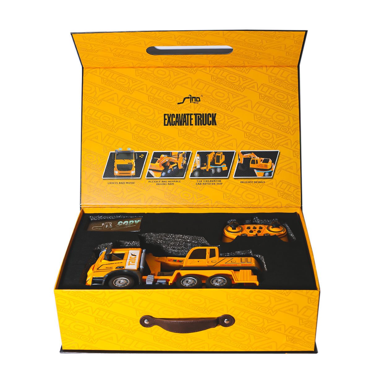 HJ8001-2 Kumandalı Metal Excavate Truck -Gepettoys