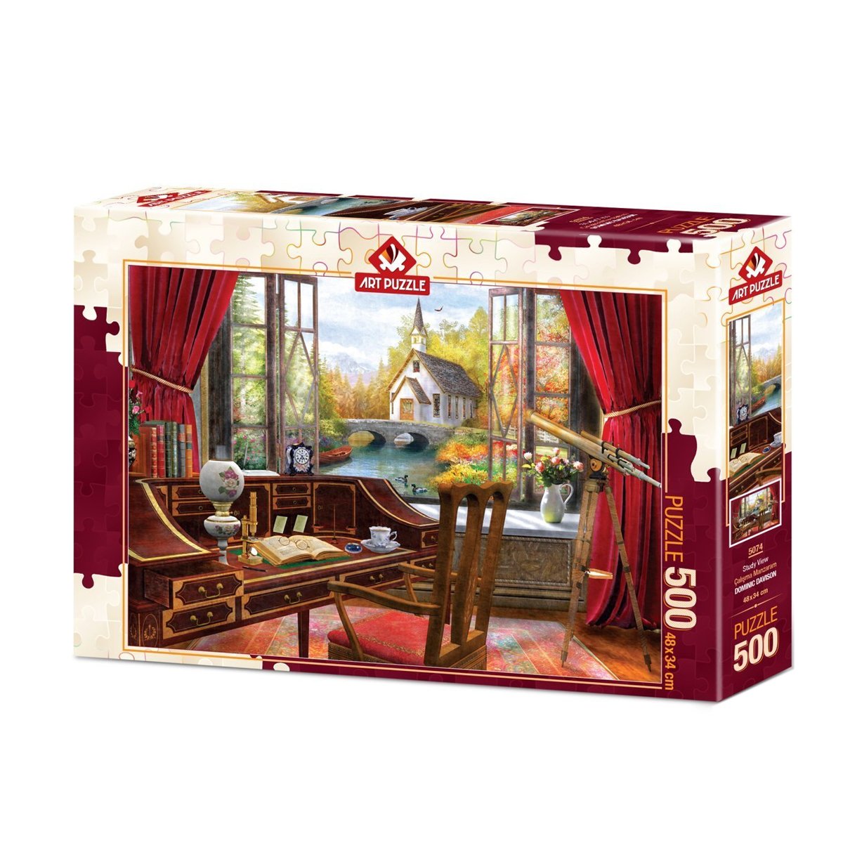 5074 Art Puzzle Çalışma Manzaram 500 Parça Puzzle