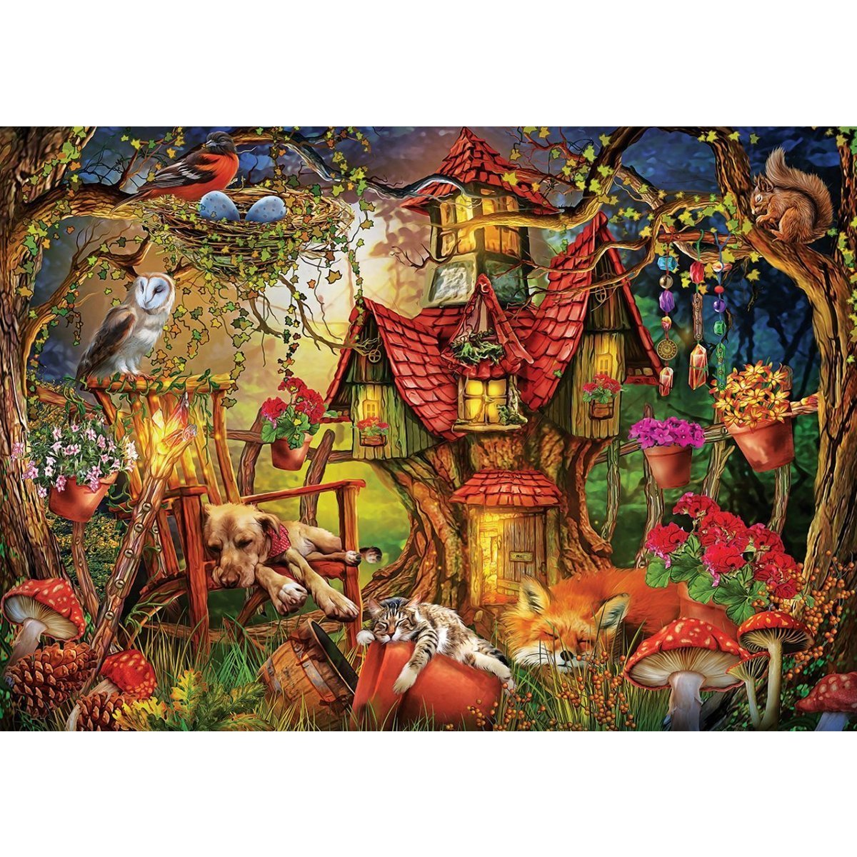 5177 Art Puzzle Miskinlik Vakti 1000 Parça Puzzle