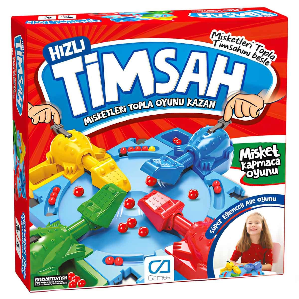Hızlı Timsah Misket Kapmaca Oyunu