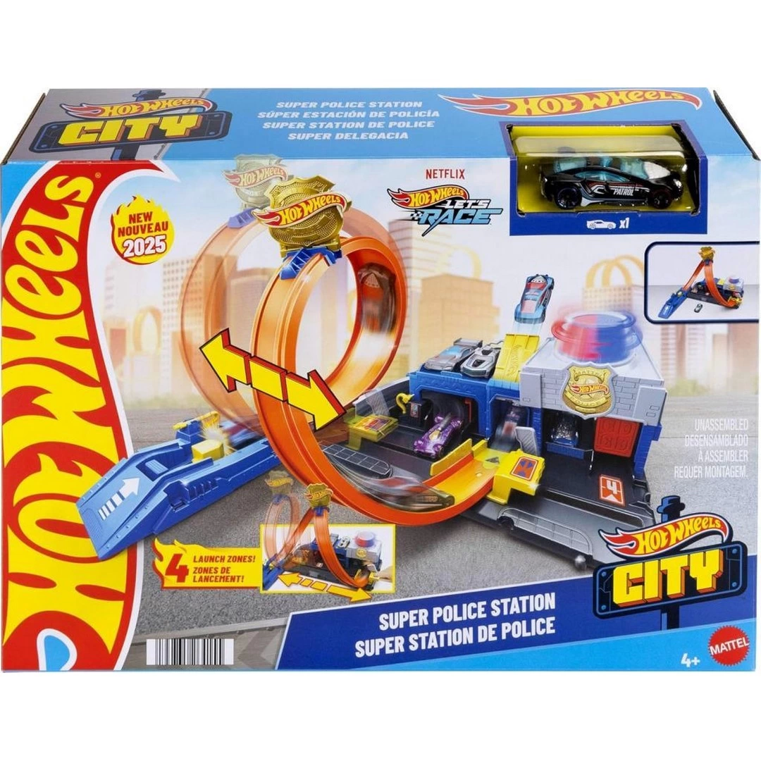Hot Wheels Polis İstasyonu Oyun Seti