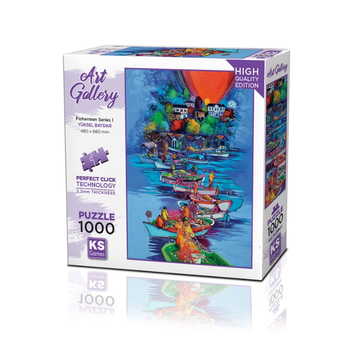 20687 Fishermen Series I 1000 Parça Puzzle -KSPuzzle