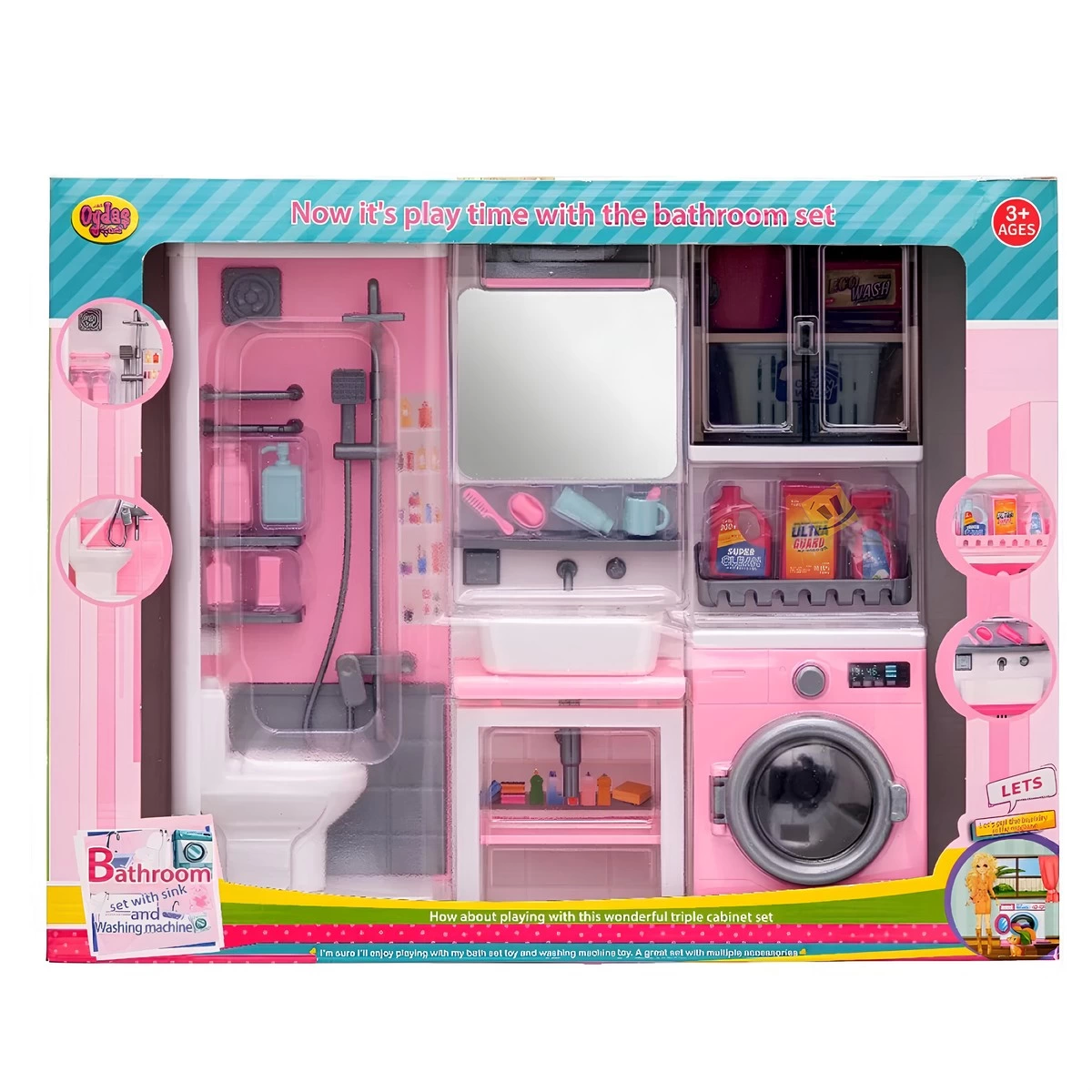 Kutuda 3'lü Yeni Banyo Seti