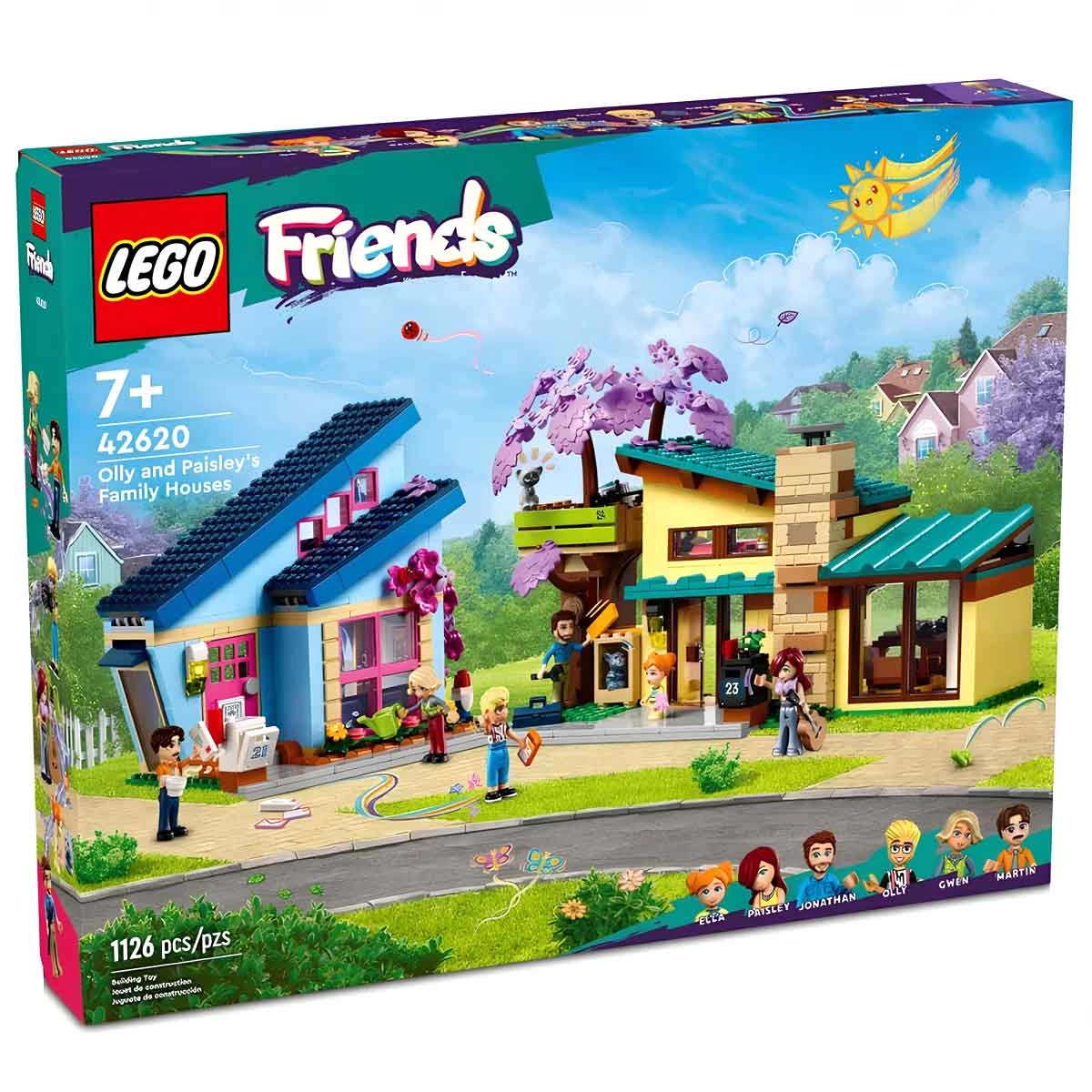 LEGO Friends Olly ve Paisley'nin Aile Evleri 42620