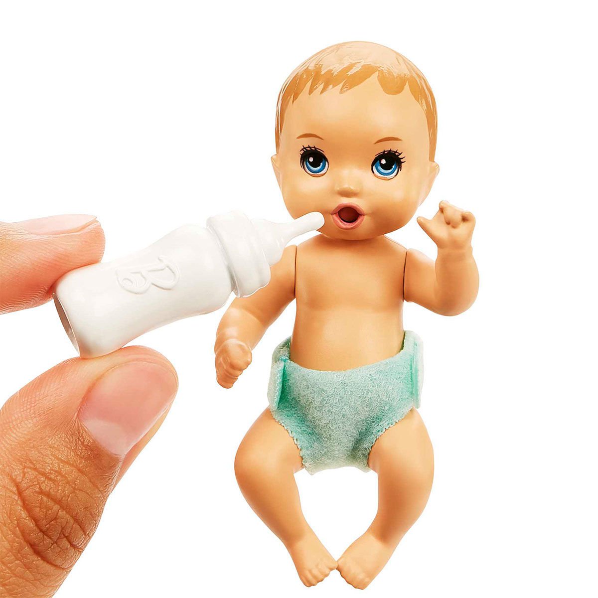 HJY33 Mavi Saçlı Skipper Bebek Bakıcısı ve Oyun Seti