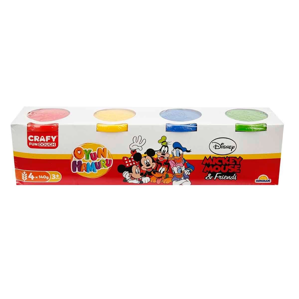 Mickey Mouse 4'lü Oyun Hamuru 560 gr