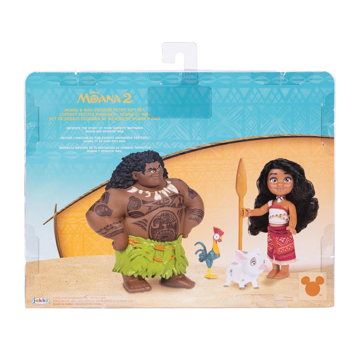 JKP 237556 Disney Moana - 15 cm Maui & Moana ve Arkadaşları Set
