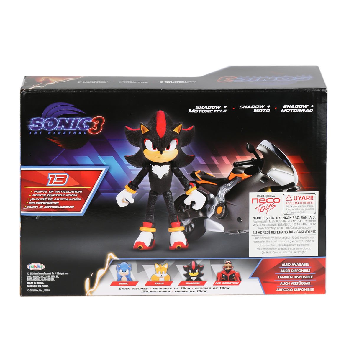 JKP 424064 Sonic 3 - Aksiyon Figür ve Motorsiklet