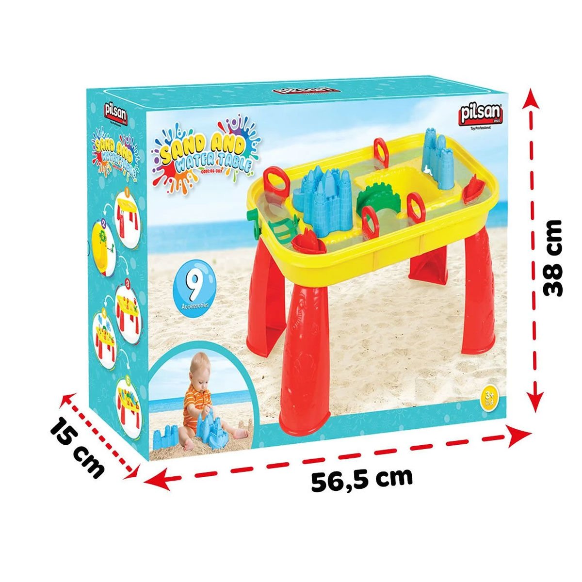 06 307 Kum ve Su Oyunu -Pilsan Oyuncak