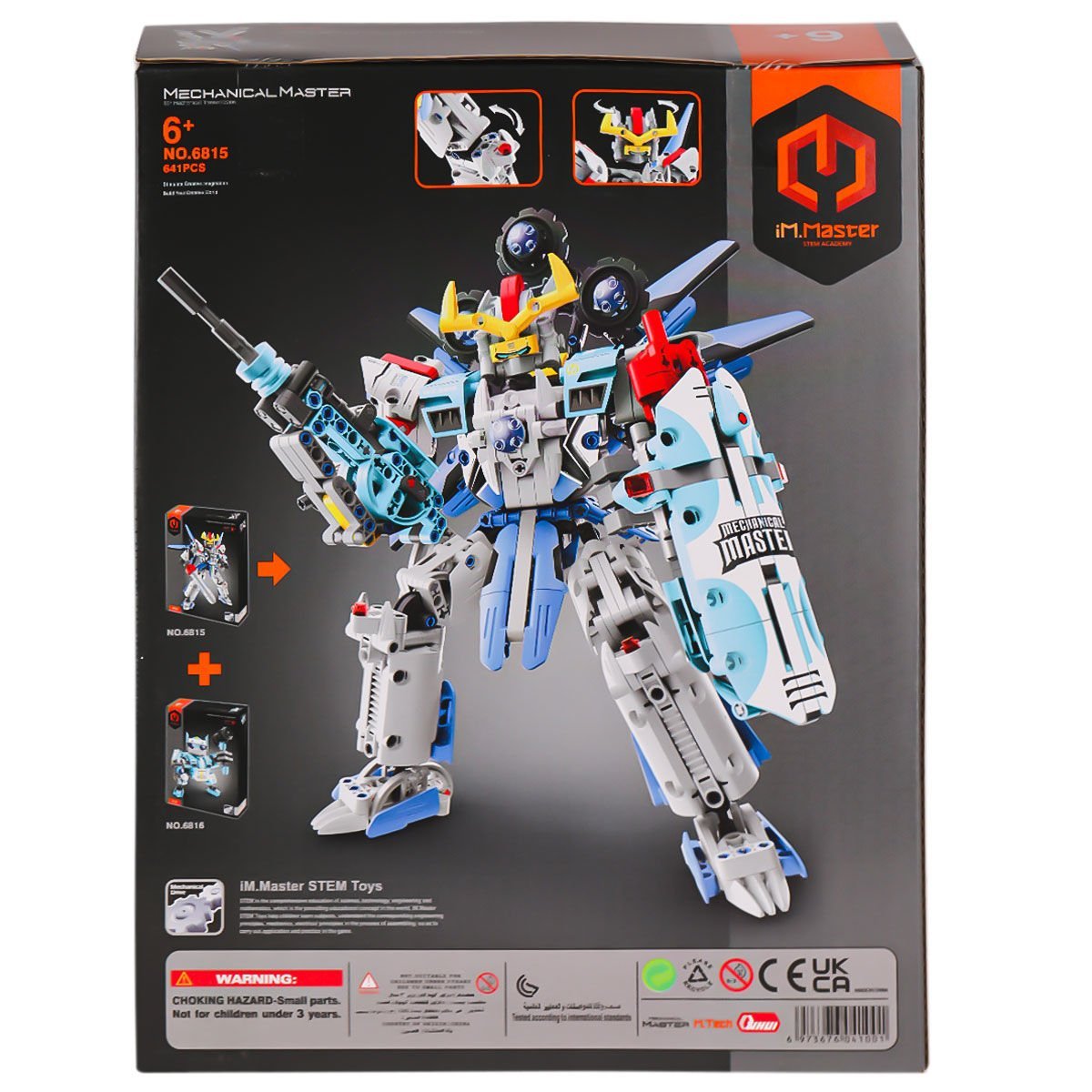 6815 IMM Mekanik Master Blokları Robot Asker 641 Parça