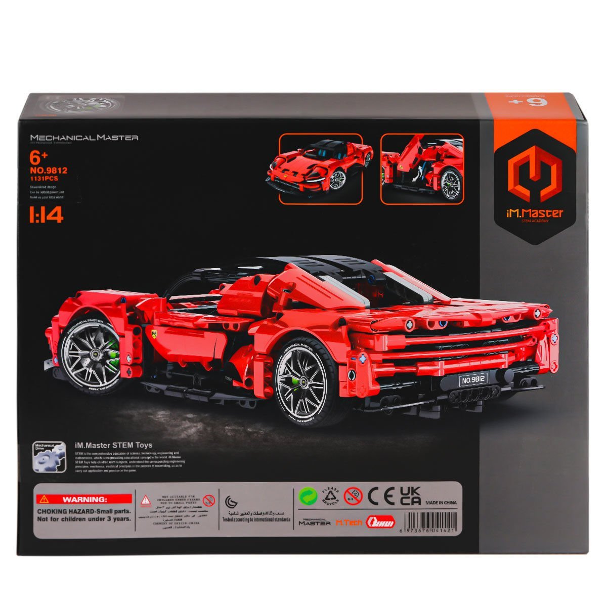 9812 IMM Mekanik Master Blokları Süper Araba 1:14 1131 Parça