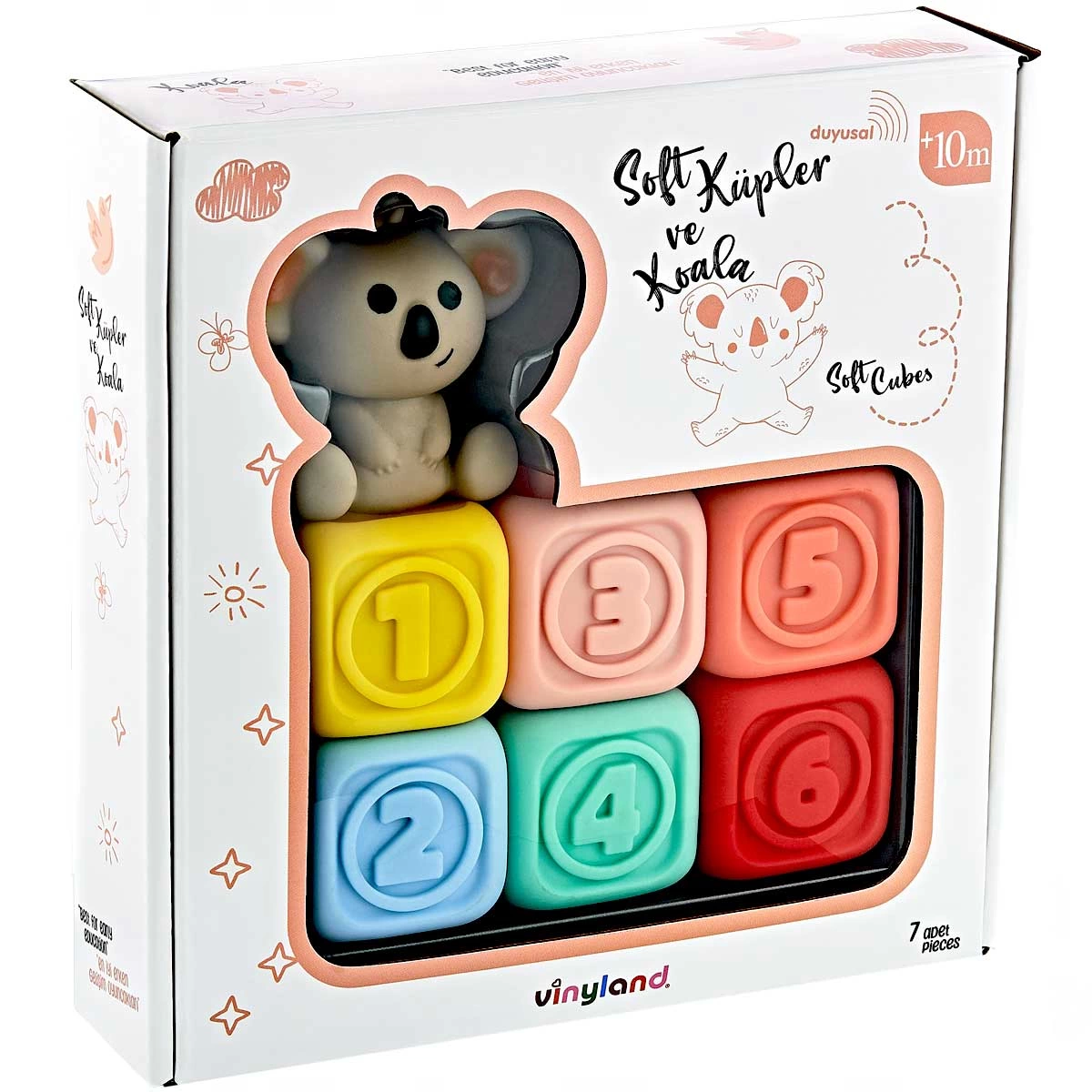 Vinyland Soft Aktivite Küpler Koala 7'li Set 661914