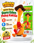 100 Şarkılı Dans Eden Kaktüs Gitarlı Sarı Ördek  – Model ve Dil Seçenekli