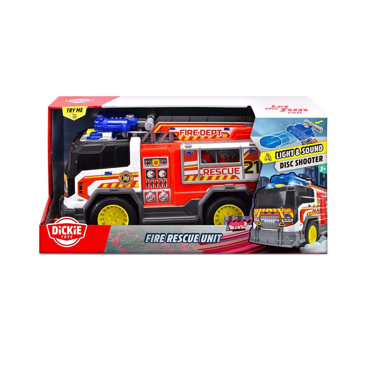 203306020 Sesli Işıklı İtfaiye Arabası -Dickie