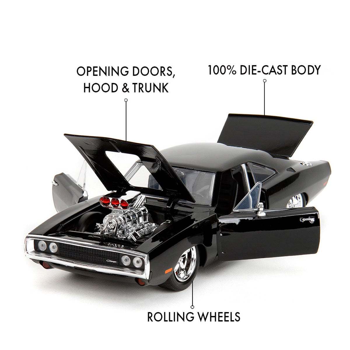 253203101 Fast Furious 1970 Dodge Charger 1:24