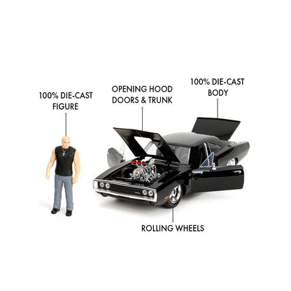 253205006 Fast Furious 1970 Dodge Charger 1:24