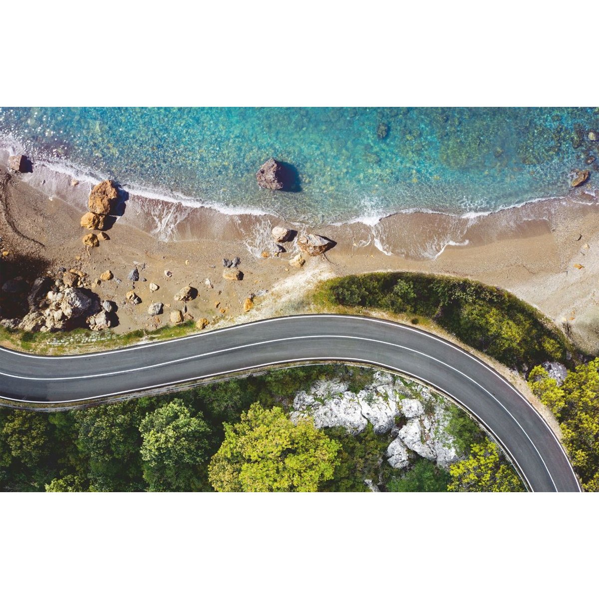 133062 Ravensburger, Plaj Yolu - 200 Parça Puzzle