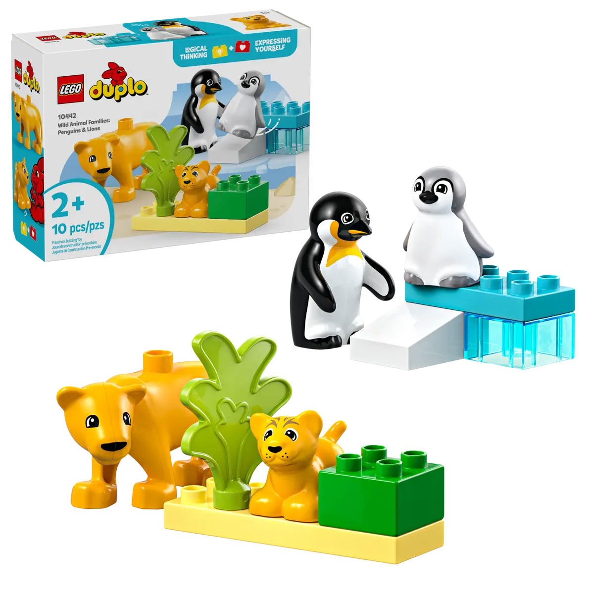 LED10442 Lego Duplo Penguen ve Aslanlar