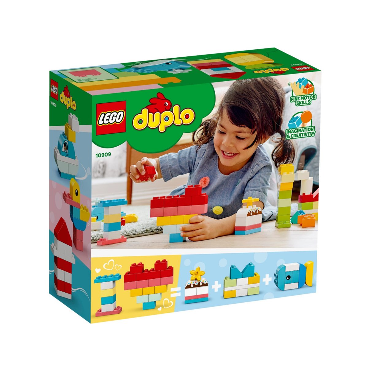 10909 Lego Duplo - Heart Box 80 parça +1,5 yaş