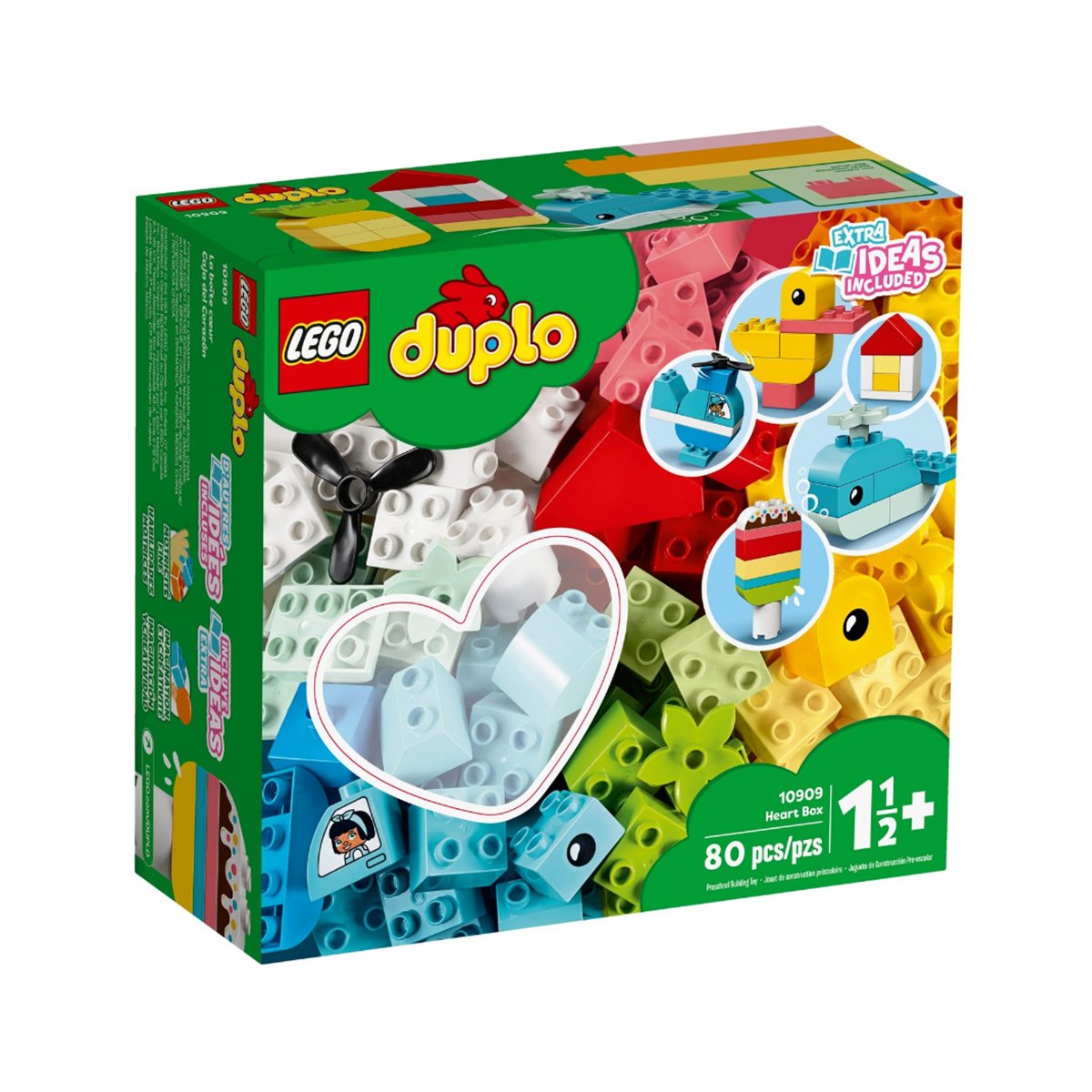 10909 Lego Duplo - Heart Box 80 parça +1,5 yaş