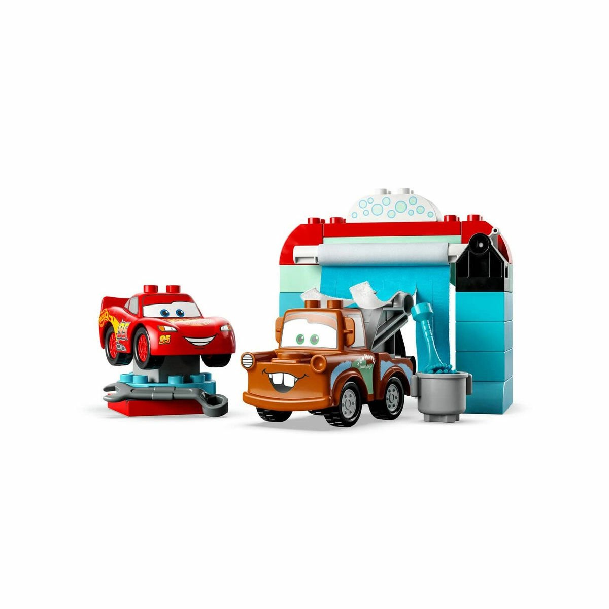 10996 Lego Duplo - Şimşek McQueen ve Materin Oto Yıkama Eğlencesi 29 parça+2 yaş