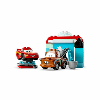 10996 Lego Duplo - Şimşek McQueen ve Materin Oto Yıkama Eğlencesi 29 parça+2 yaş