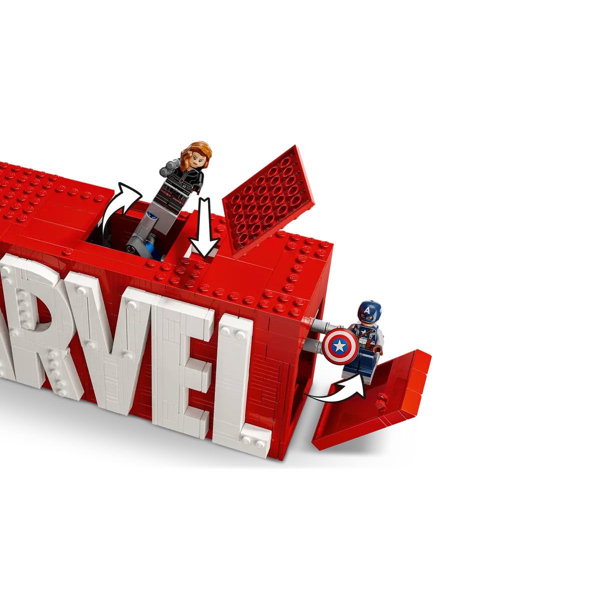 LSS76313 Lego Marvel Logosu ve Minifigürleri