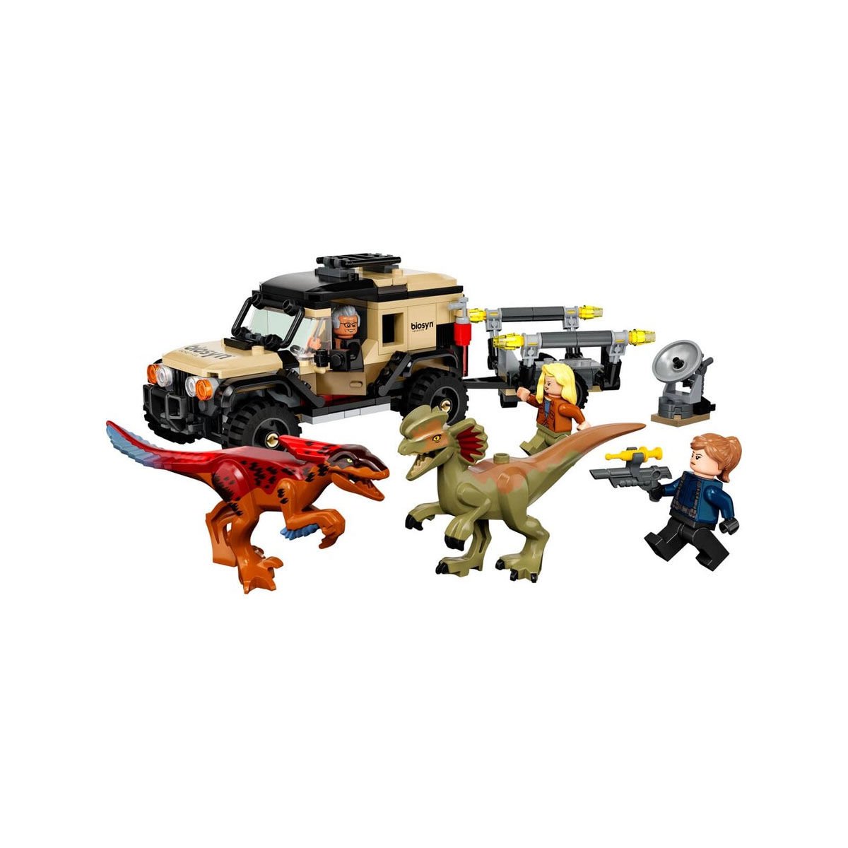 76951 Lego Jurassic World Pyroraptor ve Dilophosaurus Nakliyesi 254 parça +7 yaş