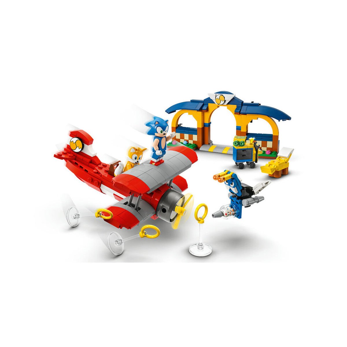 76991 LEGO® Sonic the Hedgehog™Tails'in Atölye ve Tornado Uçağı 376 parça +6 yaş