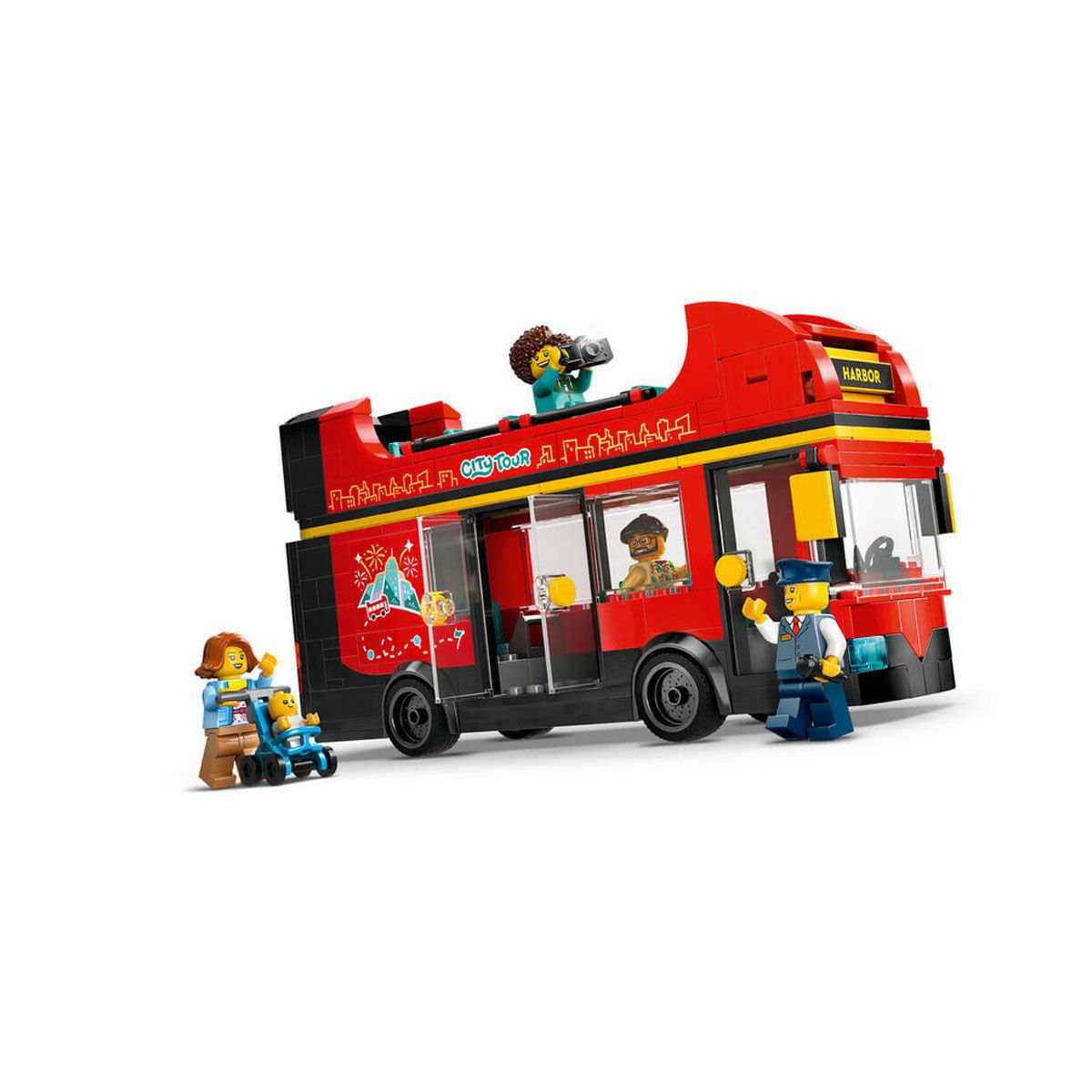 60407 Lego City Kırmızı İki Katlı Tur Otobüsü 384 parça +7 yaş