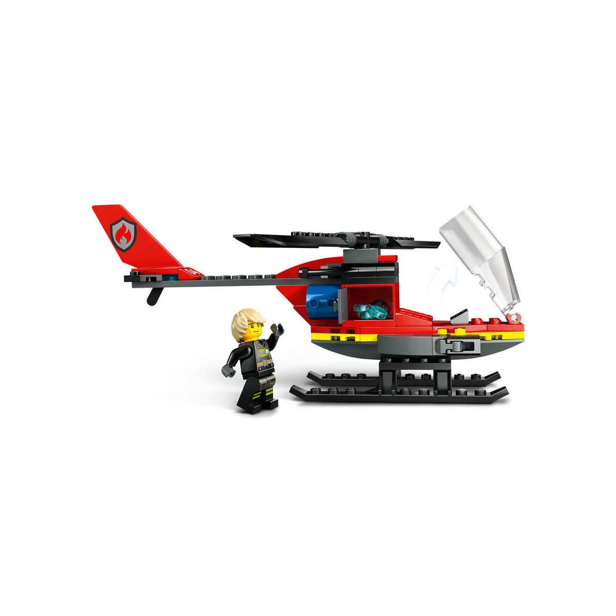 60411 Lego City İtfaiye Kurtarma Helikopteri 85 parça +5 yaş