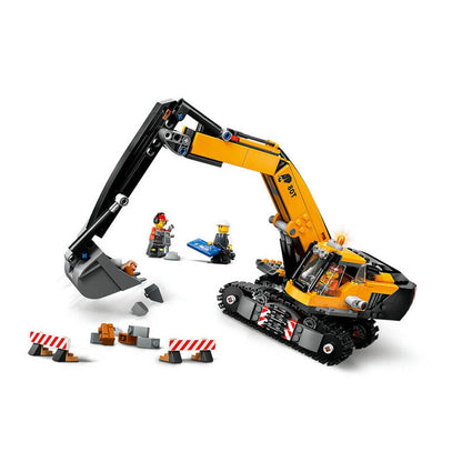 60420 Lego City Sarı İnşaat Ekskavatörü 633 parça +8 yaş
