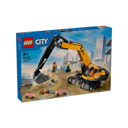 60420 Lego City Sarı İnşaat Ekskavatörü 633 parça +8 yaş